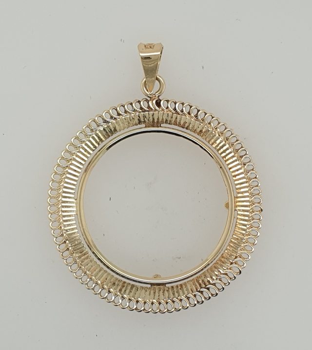 Gouden muntrand voor een gouden tientje. # 26562