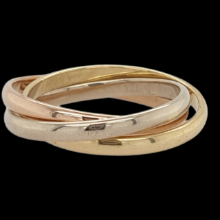 Tricolor gouden ring. Trinity #26572