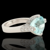 Witgouden ring met Aquamarijn. Uit eigen atelier. #14637 - Afbeelding 6