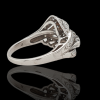 Witgouden briljant ring met 30 diamanten, Occasion. #20593 - Afbeelding 2