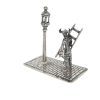 Zilveren miniatuur Straat lamp aansteker #26750 - Afbeelding 2