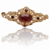 Gouden granaat broche # 26830