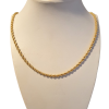 18 karaat gouden koord collier, #26901 - Afbeelding 2