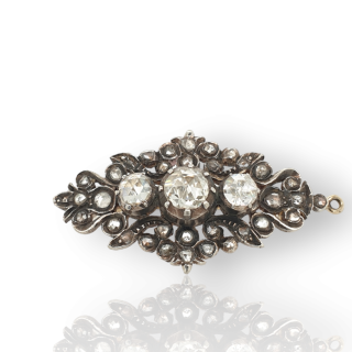 Occasion broche met diamant #26904