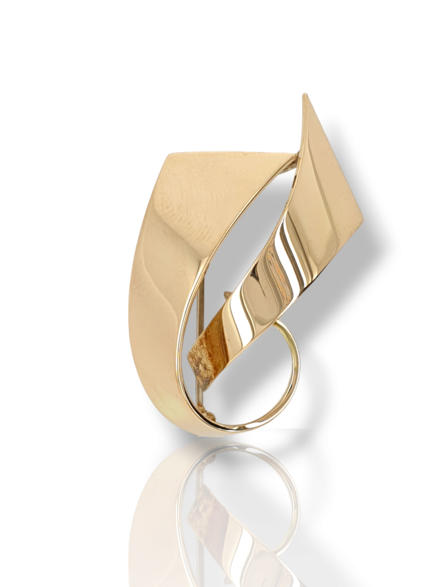 Gouden broche, fantasie. #27003