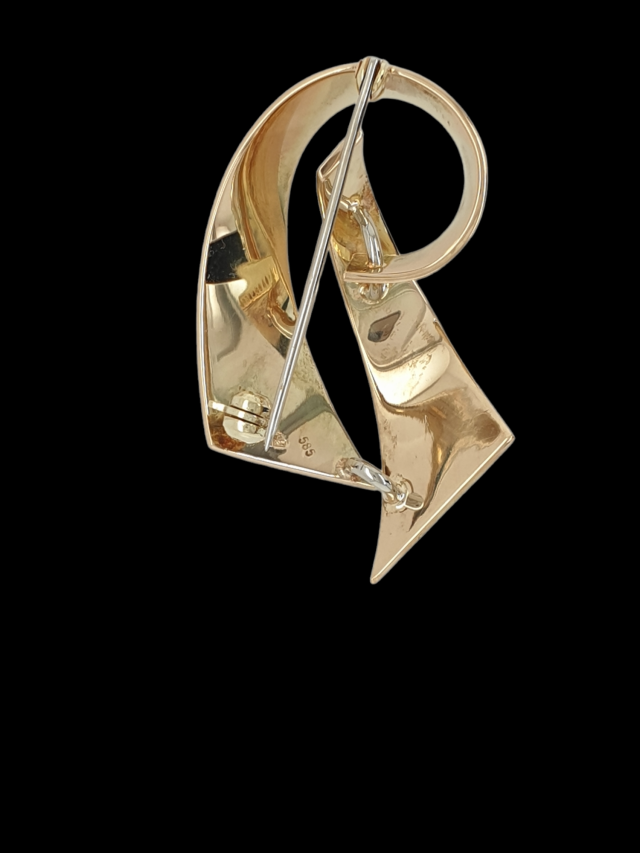 Gouden broche, fantasie. #27003 - Afbeelding 2