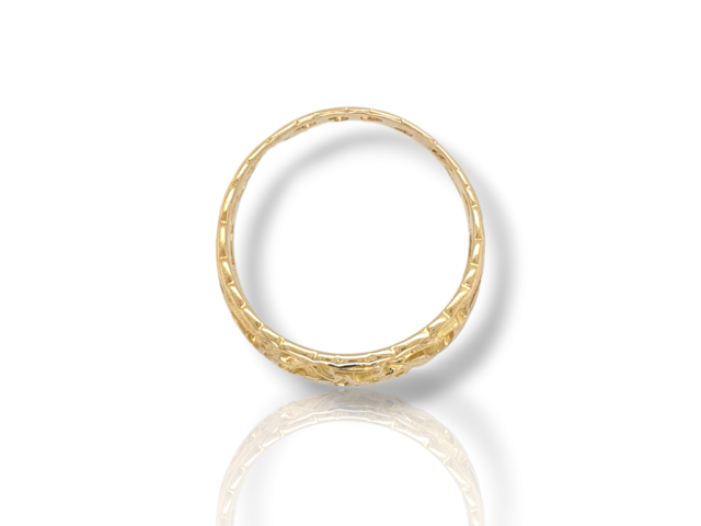 Gouden ring, handgemaakt #26993 - Afbeelding 3
