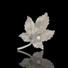 Witgouden broche met diamant #27028
