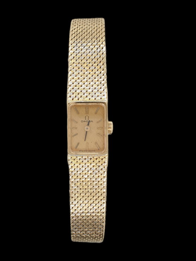 goud omega horloge