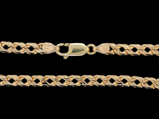 gouden geslepen gourmet collier