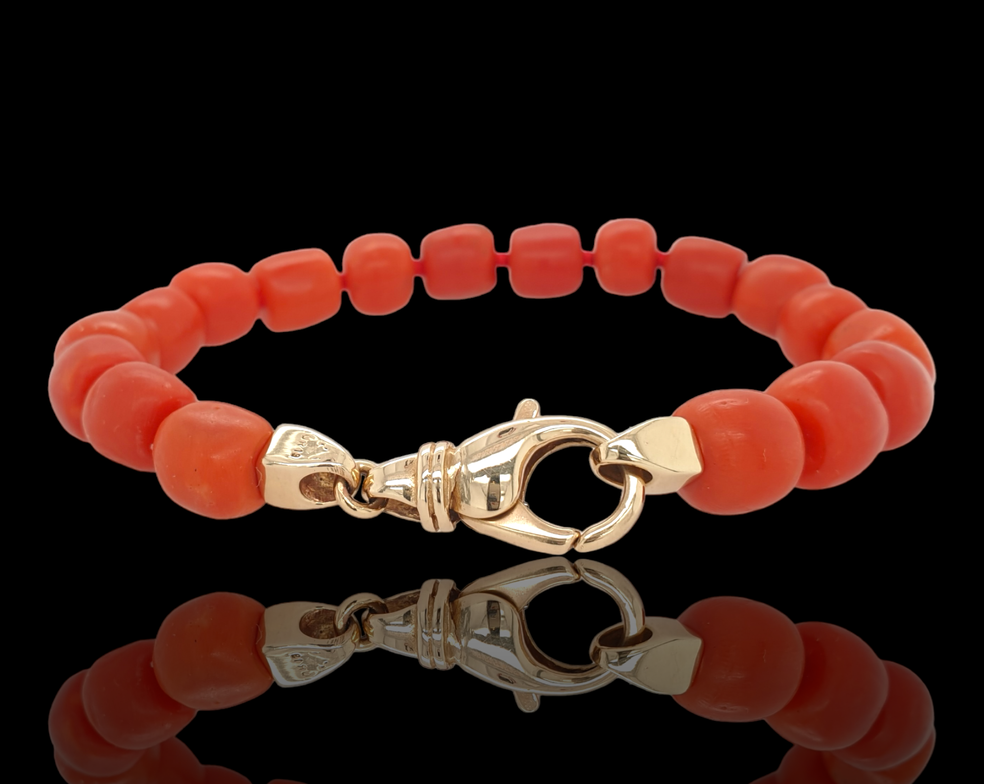 bloedkoraal armband