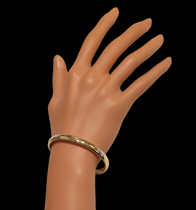14 Karaat gouden bangle occasion armband. #27355 - Afbeelding 2