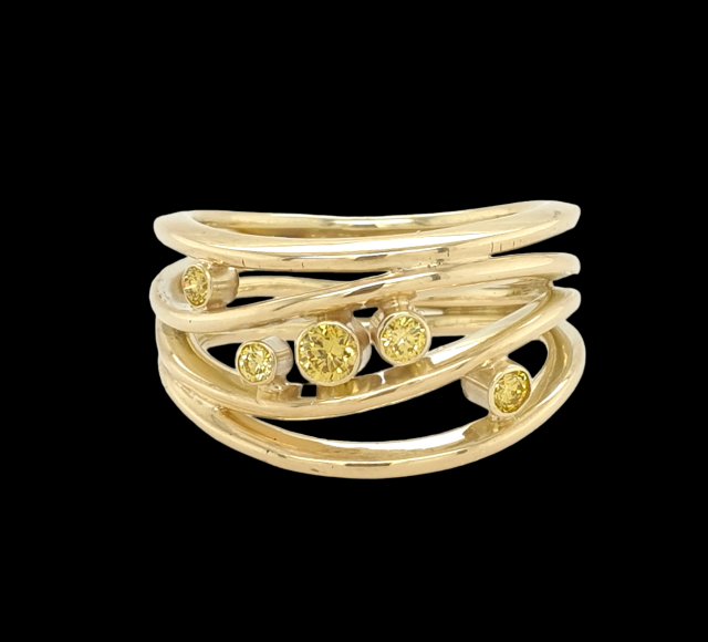 Yara ring champagne