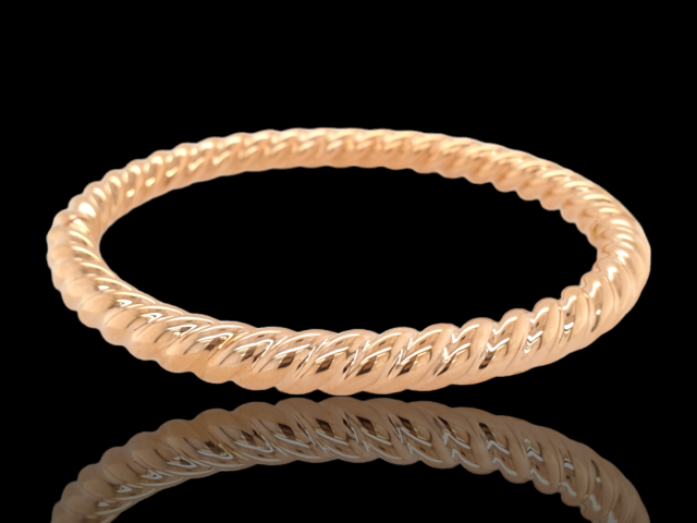 roségouden bangle