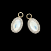 Maansteen hangertjes, occasion #27649 (creoolhangertjes) - Afbeelding 2