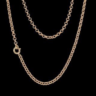 Rosé gouden jasseron collier. #27669