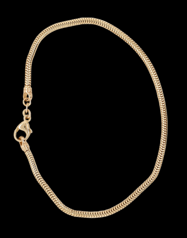14 Karaat gouden slangarmband, tweede hands #27809