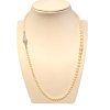Parel collier met witgouden slot # 27812 - Afbeelding 2