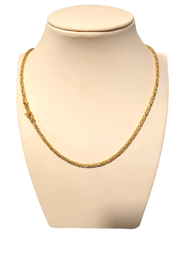 14 karaat gouden koningsketting, Tweede hands occasion. #27838 - Afbeelding 2