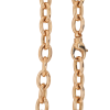 Grote rosé gouden ankerketting, tweede hands, occasion #27854 - Afbeelding 2