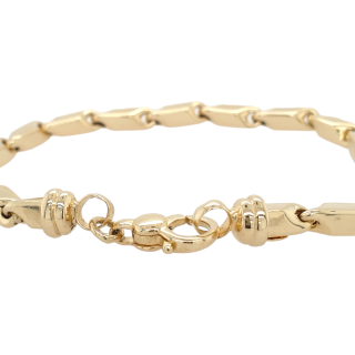 Gouden schakelarmband occasion # 27888