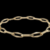 Gouden closedforever schakelarmband, tweede hands occasion. #28072 - Afbeelding 2