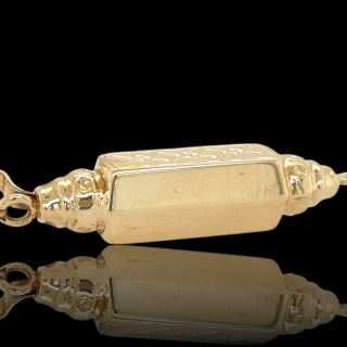 Gouden antiek slot voor een steen- of parelcollier. #28076