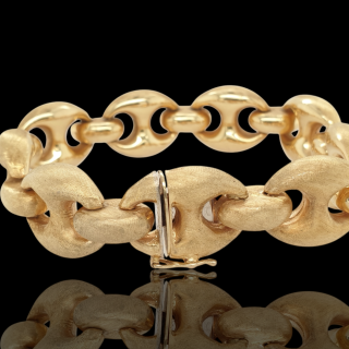 18 karaat gouden luxe occasion armband. #28047