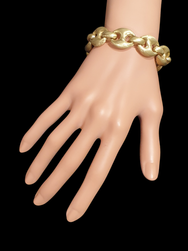 18 karaat gouden luxe occasion armband. #28047 - Afbeelding 4