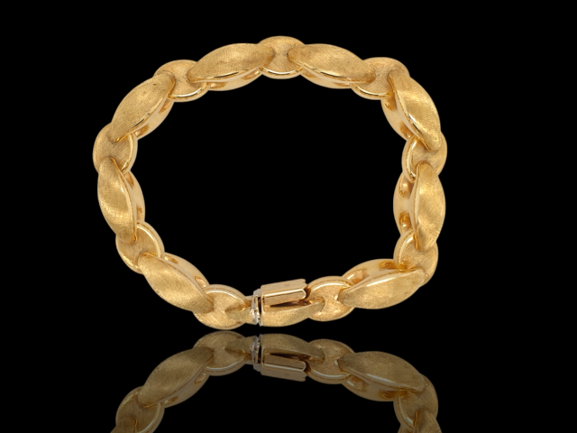 18 karaat gouden luxe occasion armband. #28047 - Afbeelding 5