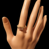 14 Karaat gouden ring met Roze tourmalijn, Morganiet. #27979 - Afbeelding 4