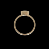 Gouden ring met Peridot in gladde zetting #27959 - Afbeelding 3
