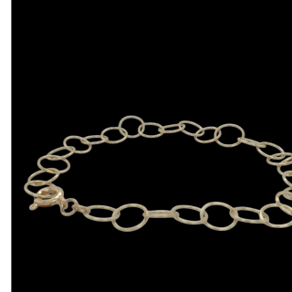 gouden armband handgemaakt van rondjes uit eigen atelier #28097