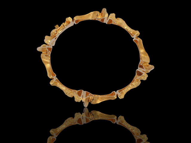 Gouden armband van Björn Weckström Lapponia, "Borealis" #28098 - Afbeelding 2