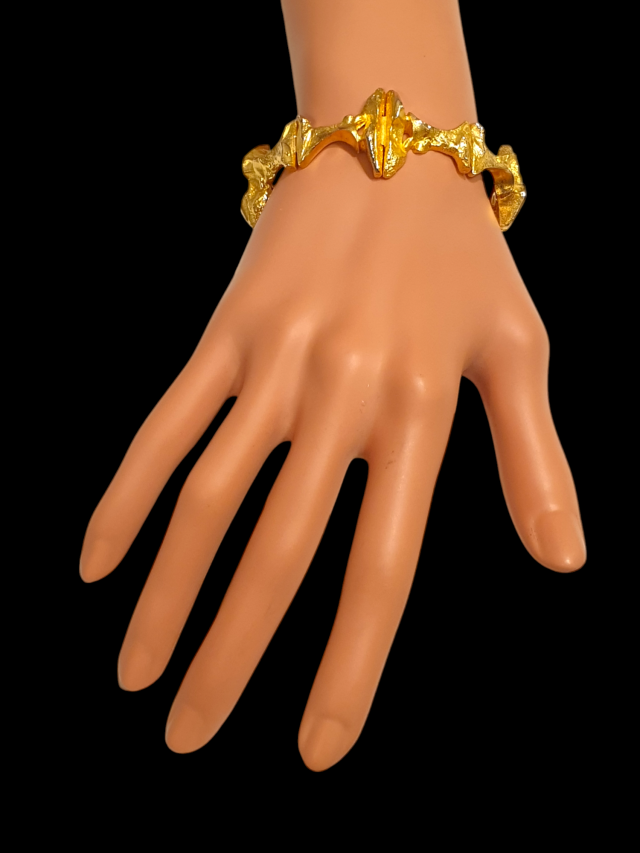 Gouden armband van Björn Weckström Lapponia, "Borealis" #28098 - Afbeelding 3