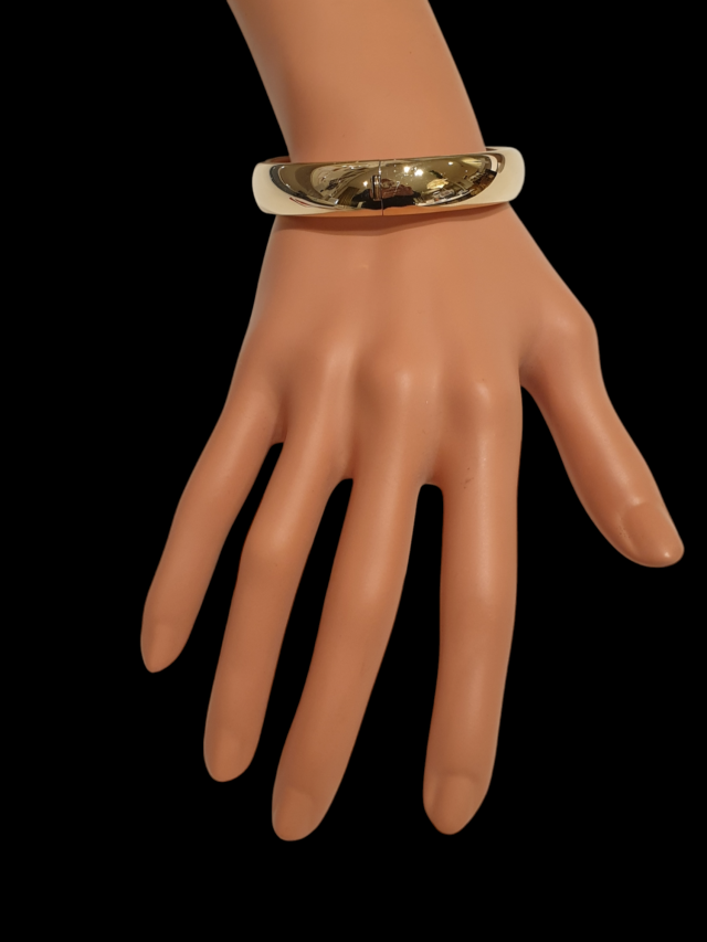 14 Karaat gouden bangle armband. #28122 - Afbeelding 3