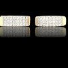 Gouden creolen bezet met 48-0.29ct H.Si briljant diamant. #28132 - Afbeelding 3
