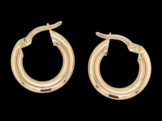 Gouden oorsieraden, oorring / creool. # 28143 - Afbeelding 2