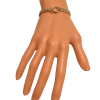 Gouden dubbel gourmet armband # 28164 - Afbeelding 2