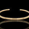 Gouden bangle armband van massief gesmede draad #27033 - Afbeelding 2