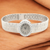 Piaget, witgoud damespolshorloge met rondom briljantjes, occasion #28205