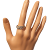Witgouden Family Love-ring met briljant. #24759 - Afbeelding 3