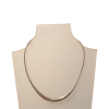 Witgouden Omega spiraalcollier #28395