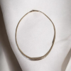 Witgouden Omega spiraalcollier #28395 - Afbeelding 5