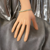 Gouden bangle armband 6 mm breed 8.5cm polsmaat #28381 - Afbeelding 3