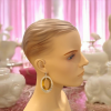 18 Karaat gouden oorhangers met parelmoer en briljant. Nanis #28383 - Afbeelding 4