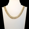 Gouden chooker / halsketting / collier. #28451 - Afbeelding 3