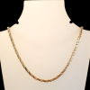 Gouden collier met massieve schakels. Occasion #28403 - Afbeelding 2