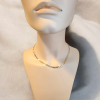 Gouden collier met massieve schakels. Occasion #28403 - Afbeelding 3