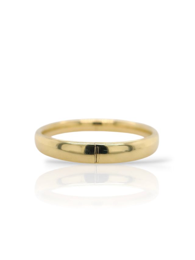 Goud/zilver bangle armband occasion #28830 - Afbeelding 3